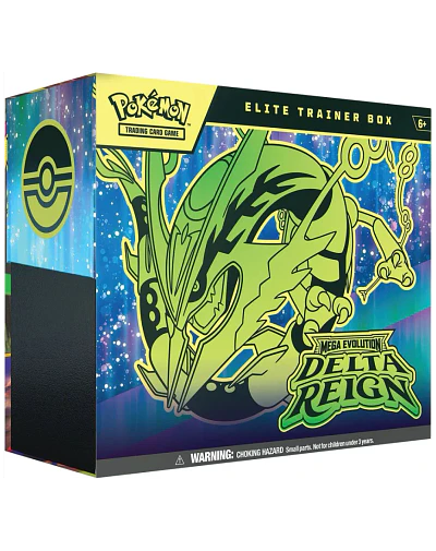 PREVENTA Pokémon TCG Mega Evolution – Delta Reign Elite Trainer Box Español