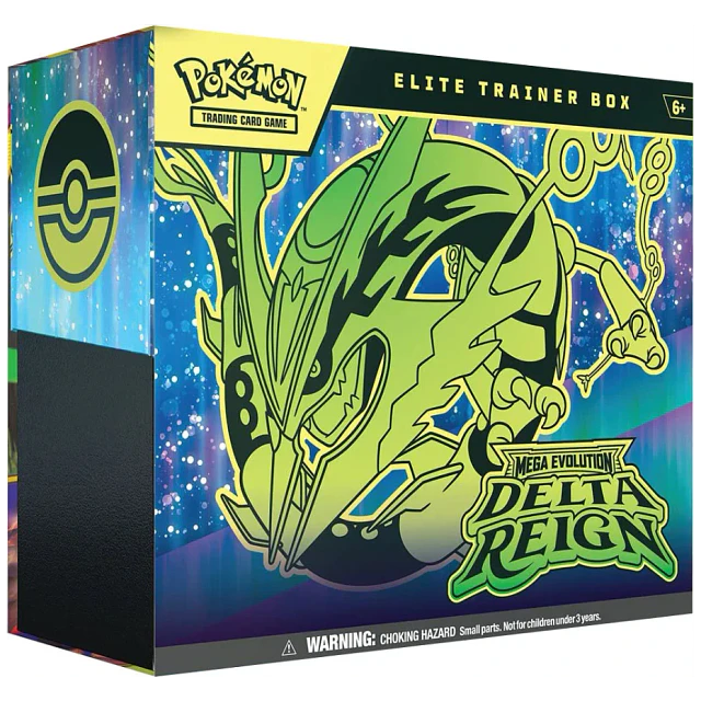 PREVENTA Pokémon TCG Mega Evolution – Delta Reign Elite Trainer Box Español