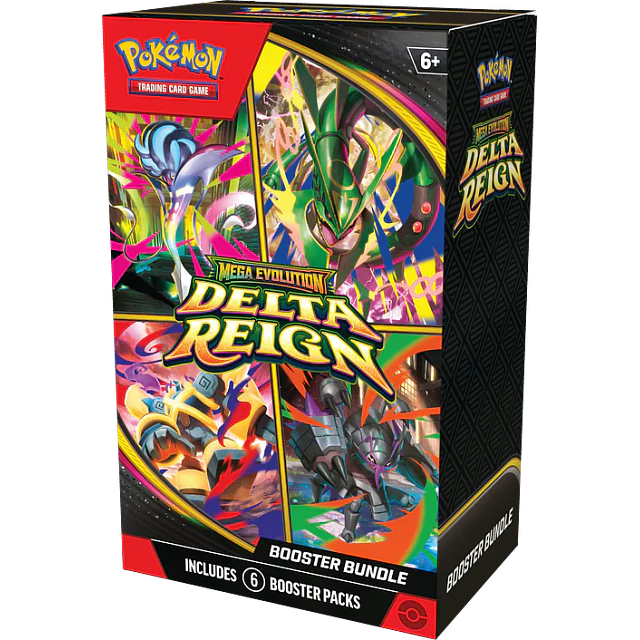 PREVENTA Pokémon TCG Mega Evolution – Delta Reign Booster Bundle Español