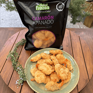 Camarones Apanados Corte Mariposa (500 g · calibre 31/35)