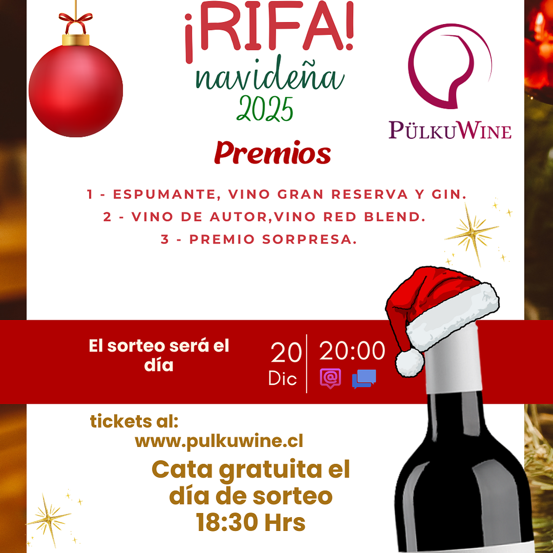 Rifa Navideña Pulku Wine 1