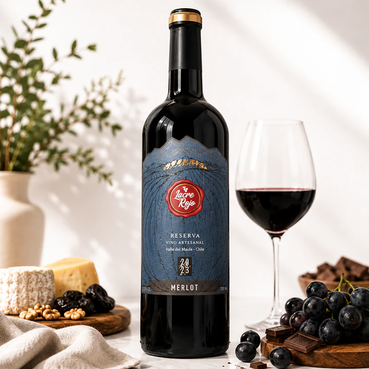 Lacre Rojo Merlot Artesanal 1