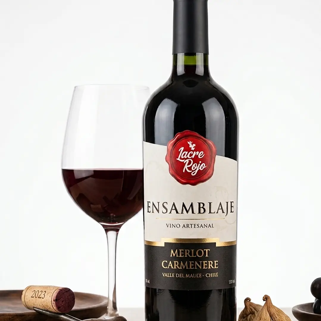 Lacre Rojo Ensamblaje Merlot/Carmenere Artesanal 1