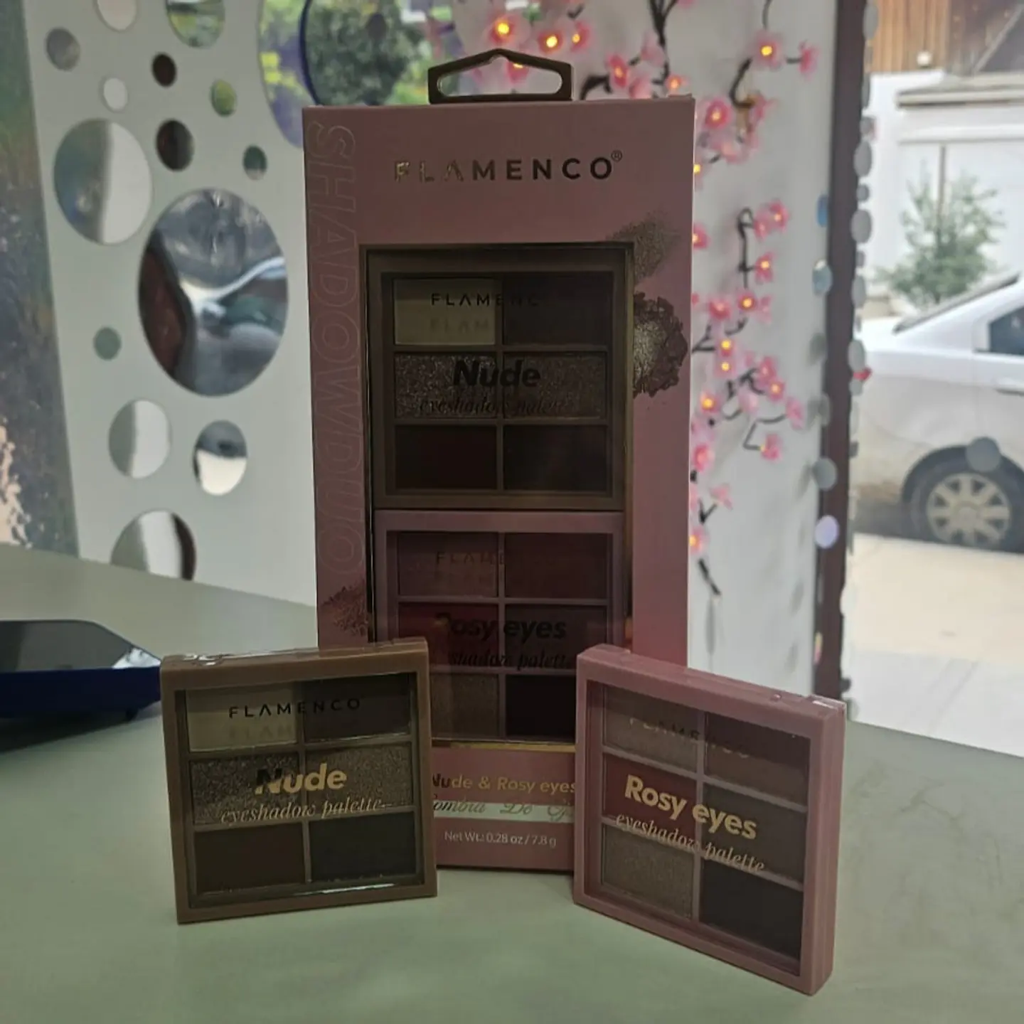 Set Sombras Nude y Rosy eyes - FLAMENCO 1