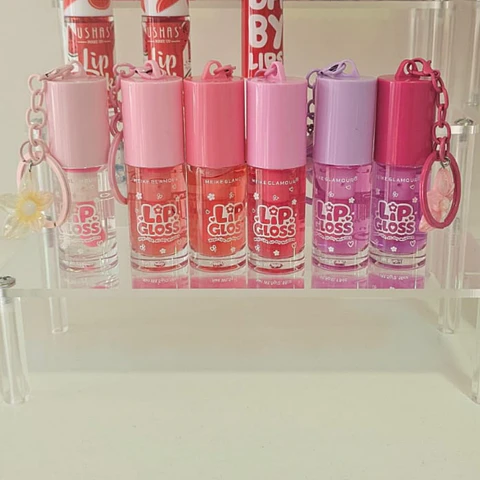 Lip Gloss Con Colgante