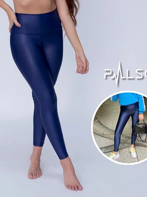 Legins Azul Electrico Brillante