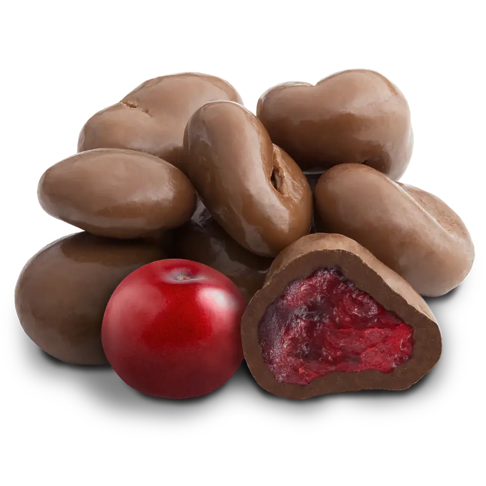 Cranberries Bañado Chocolate Leche 100grs. 1
