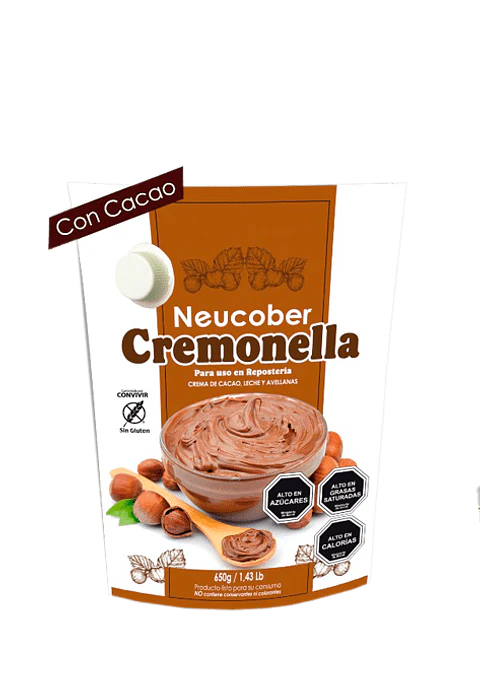 Cremonella "Neucober" (Crema de Avellanas) 650grs.