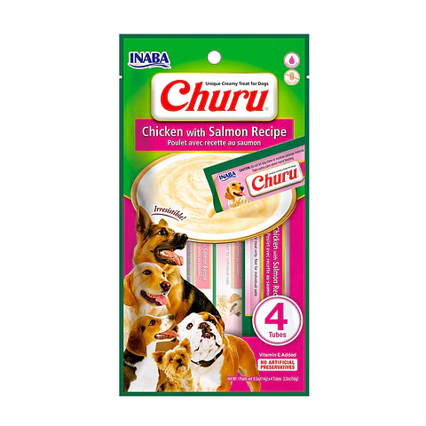 Churu pollo con salmón 56GR