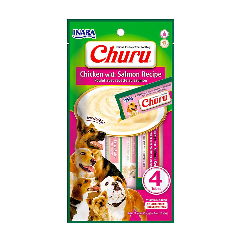 Churu pollo con salmón 56GR 1