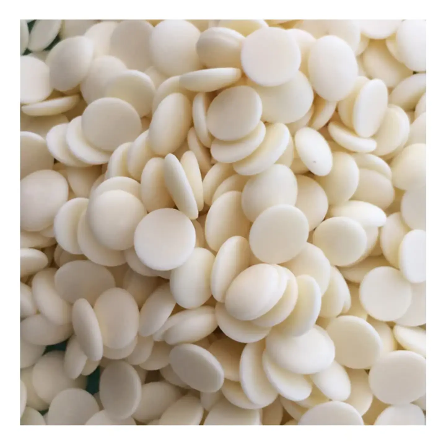Discos chocolate blanco 1