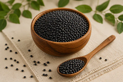 Lentejas negras 1kg.