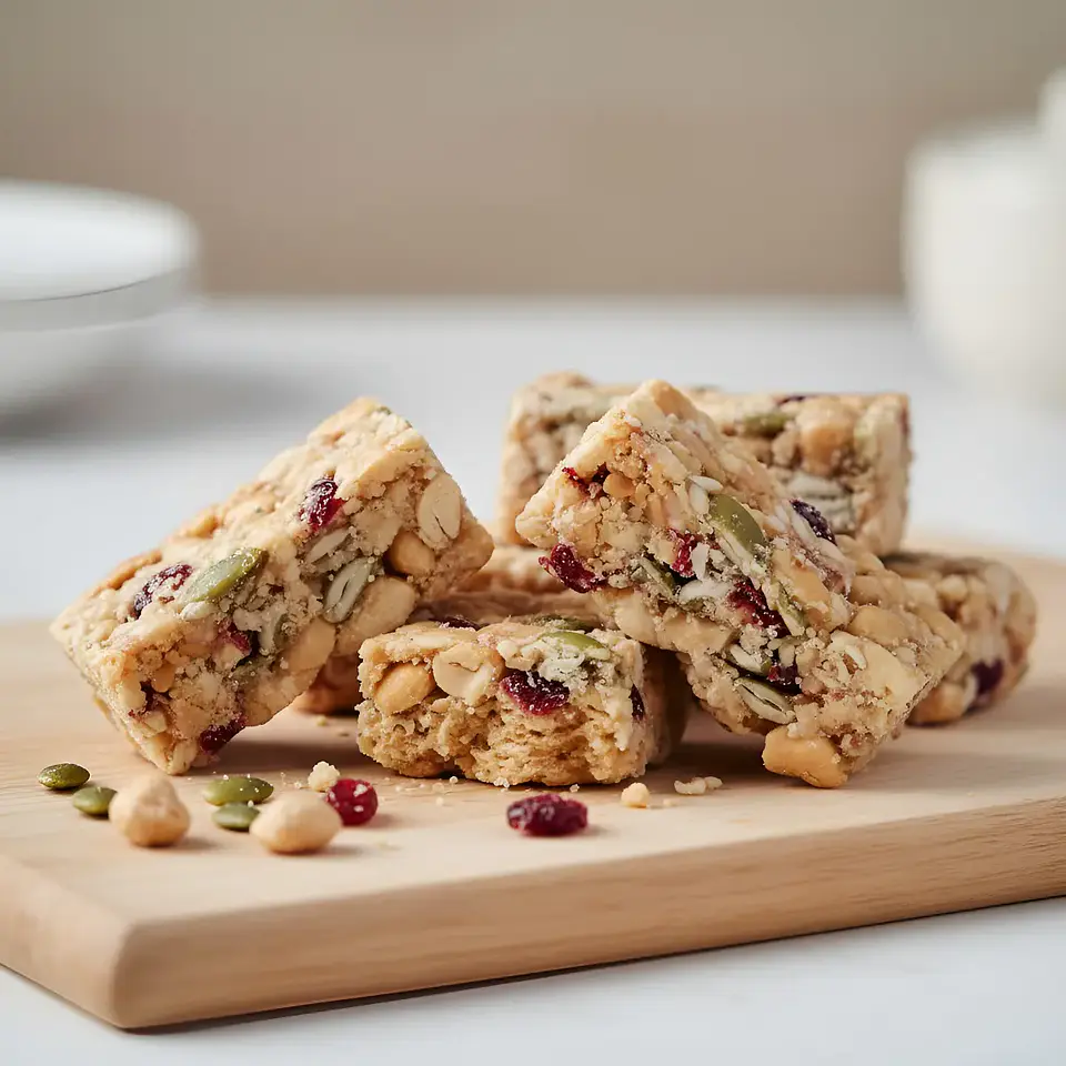 Turron de mani/calabaza/berries 1