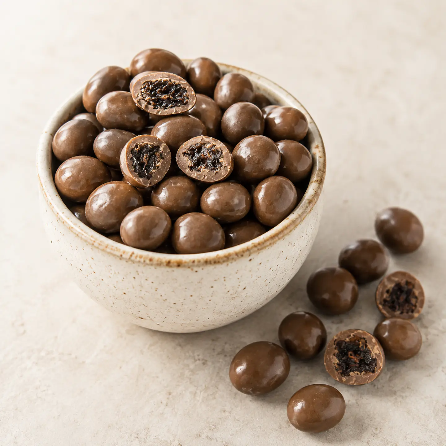 Pasas bañadas en chocolate al ron  1