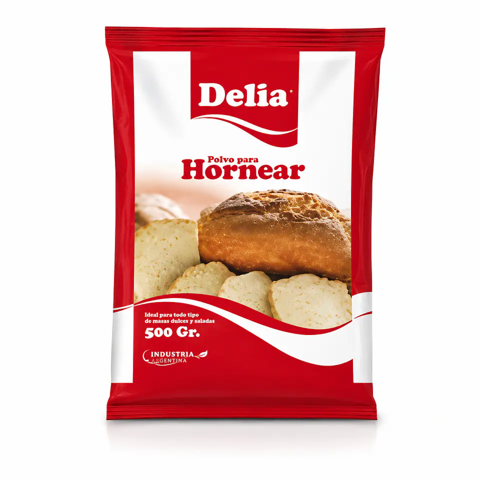 Polvos para hornear Delia 500grs. 1