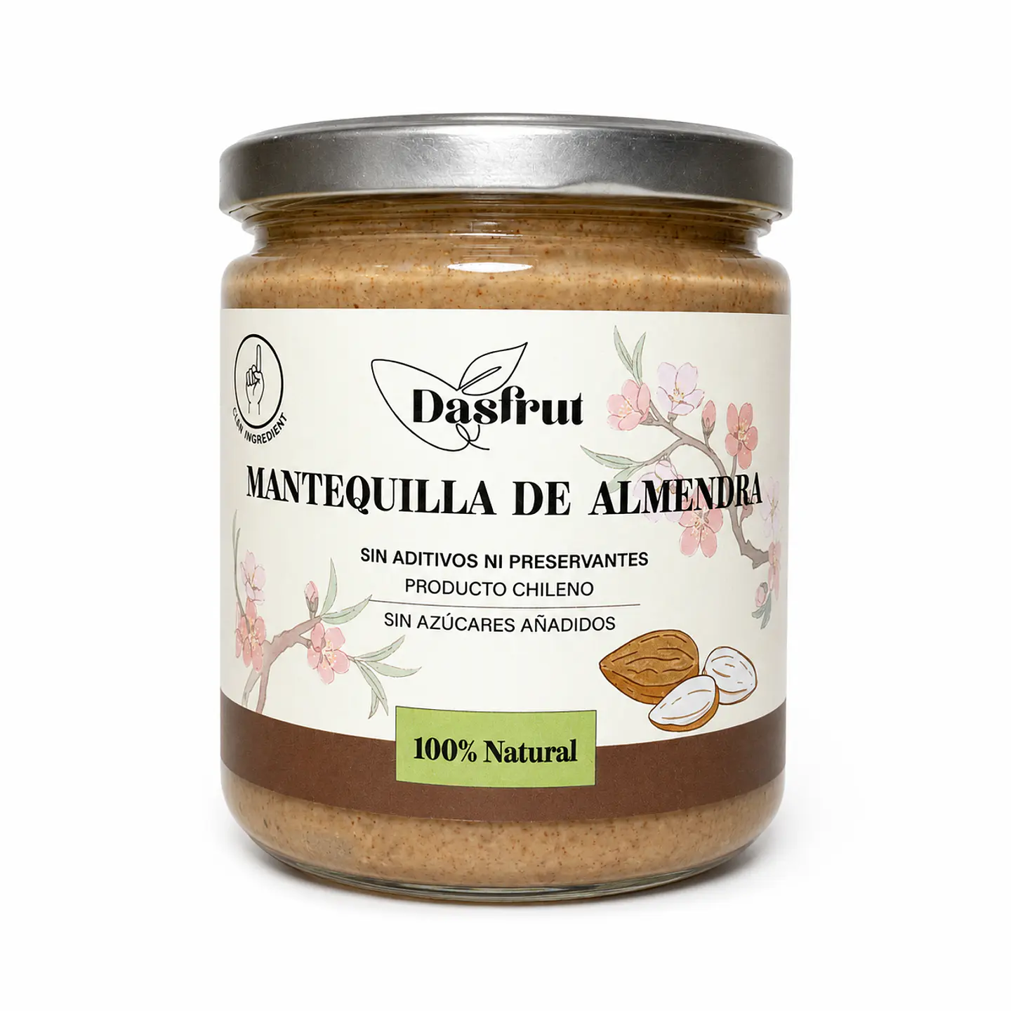 Mantequilla de almendra 100% natural 410grs. 1