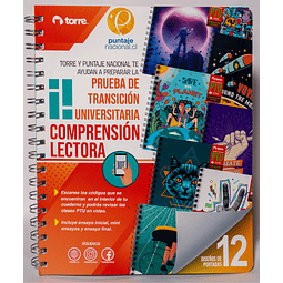Cuaderno Universitario PTU/PDT Invierno Comprensión Lectora 7mm 100 Hjs. - Puntaje Nacional Torre