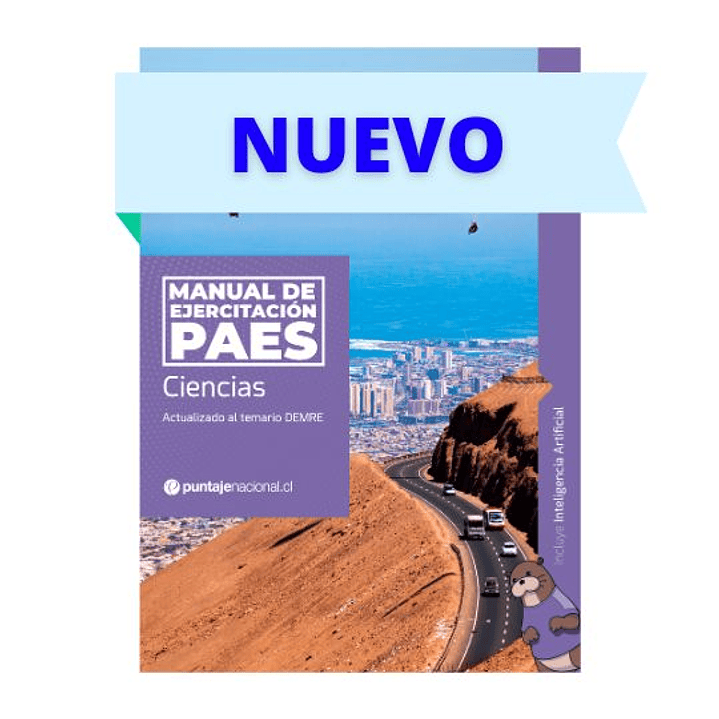 2da Edición: Manual PAES Ejercitación Ciencias + nutrIA  1