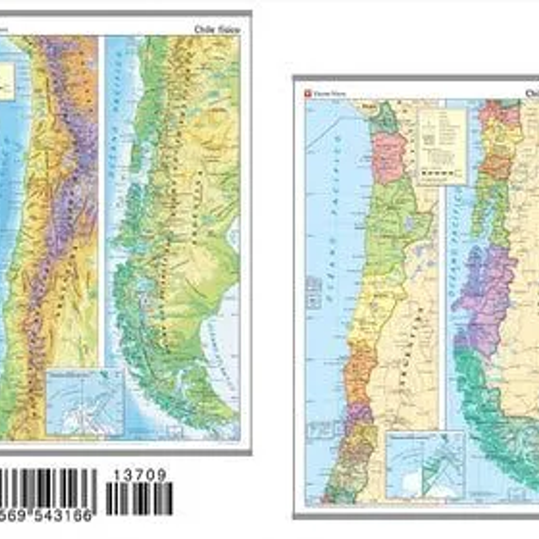 MAPA MURAL CHILE F/P DIFROL 20 (2018) 1