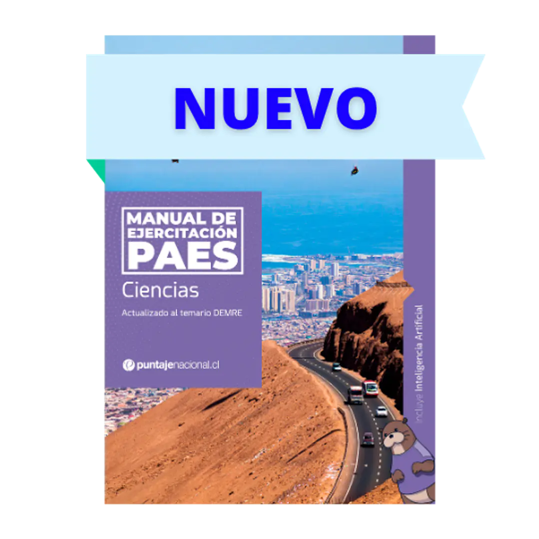 2da Edición: Manual PAES Ejercitación Ciencias + nutrIA  1