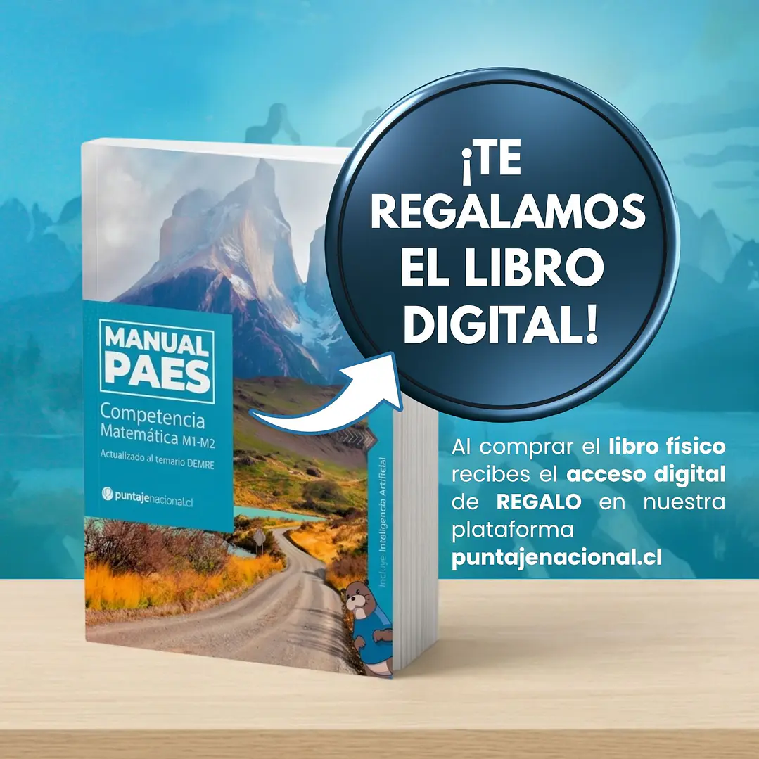 2da Edición: Manual PAES Matemática M1–M2 + nutrIA  2