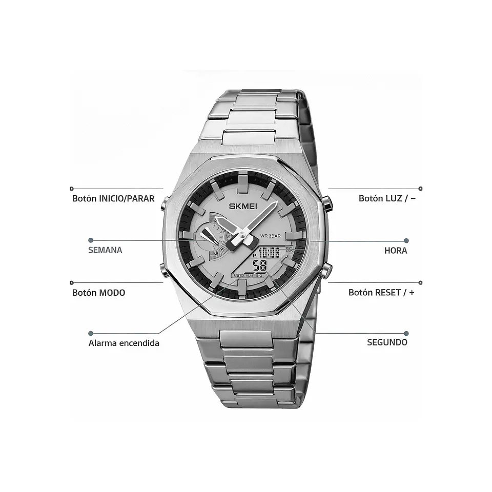 Reloj Moderno Elegante de Cuarzo SKMEI 1816 4