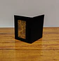 Portadocumentos Billetera Slim Elegante de EcoCureo Gris/Negro - Miniatura 3