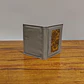 Portadocumentos Billetera Slim Elegante de EcoCureo Gris/Negro - Miniatura 4
