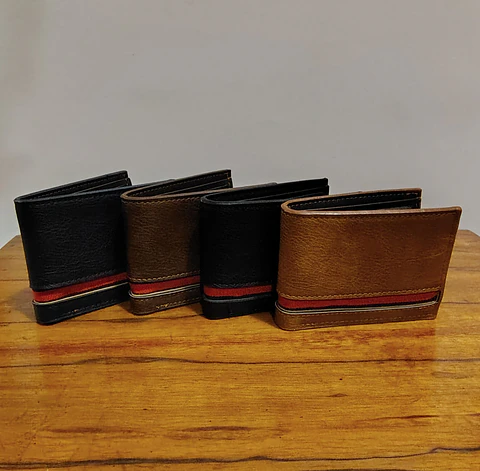 Billetera Clasica Elegante de EcoCuero Varios Colores