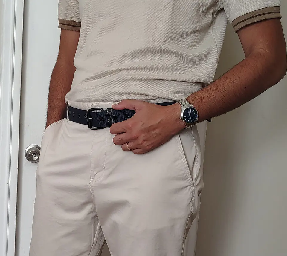 Cinturon Casual para Hombre de Tela 120CM 2