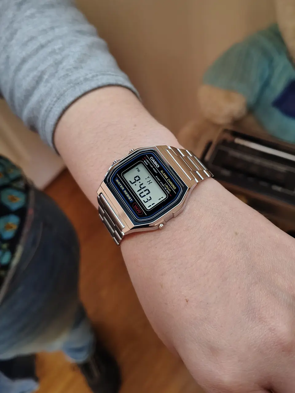 Reloj Casio Vintage Digital Unisex A-158WA-1  5