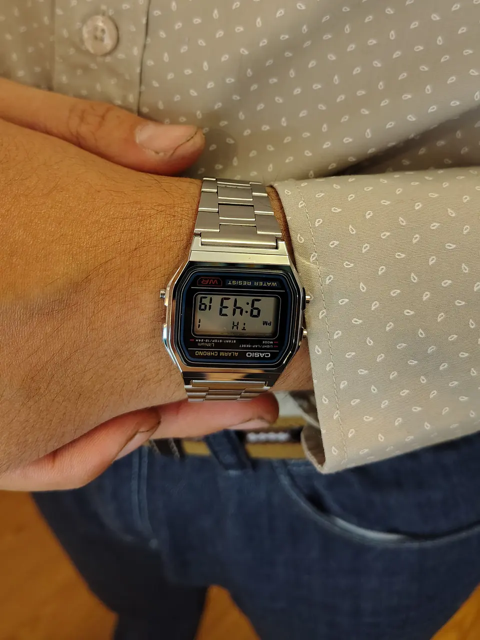 Reloj Casio Vintage Digital Unisex A-158WA-1  8