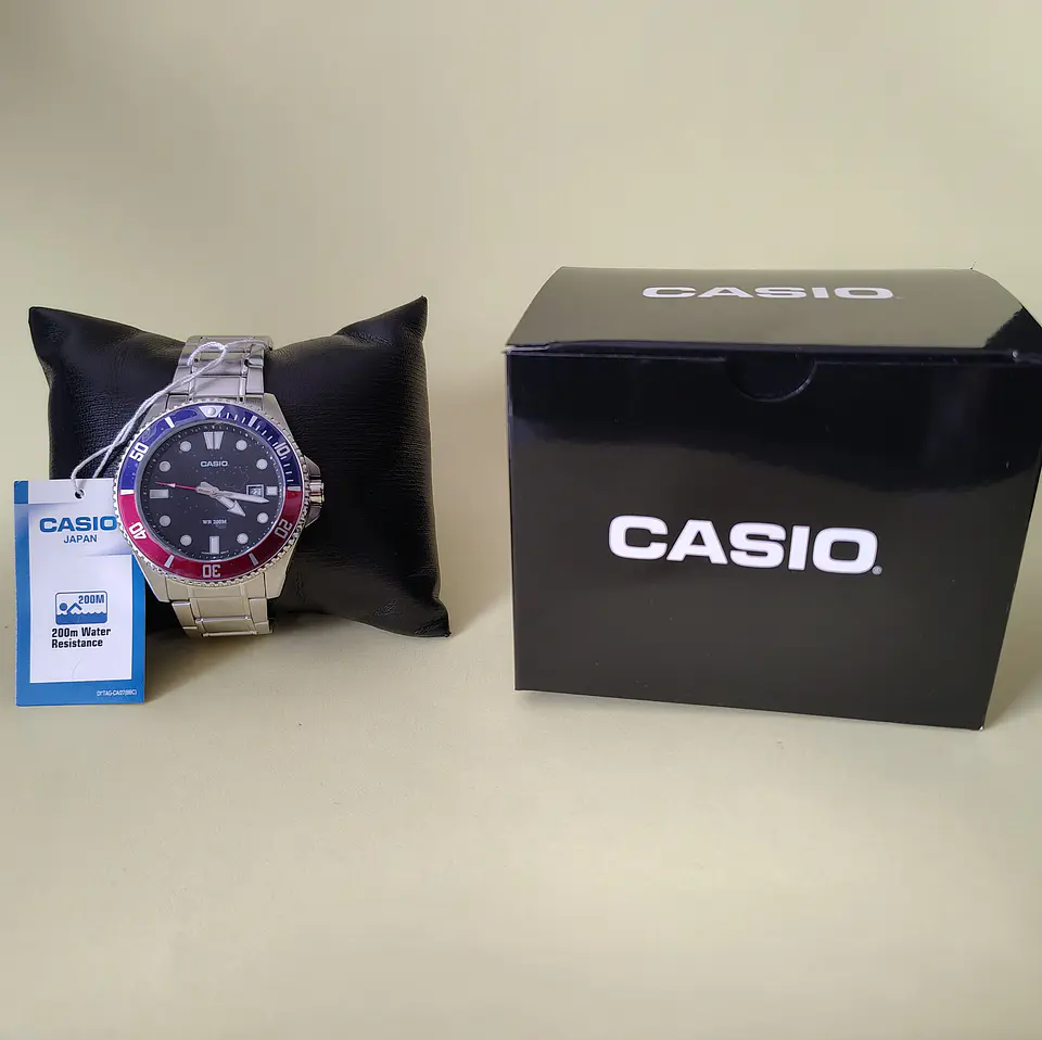 Reloj Análogo Casio para Hombre MDV-107D-1A3V Pepsi 2