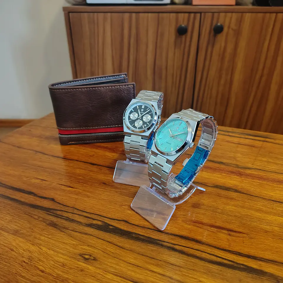 Pack Dia del Padre! 2 Relojes Poedagar + Billetera 3