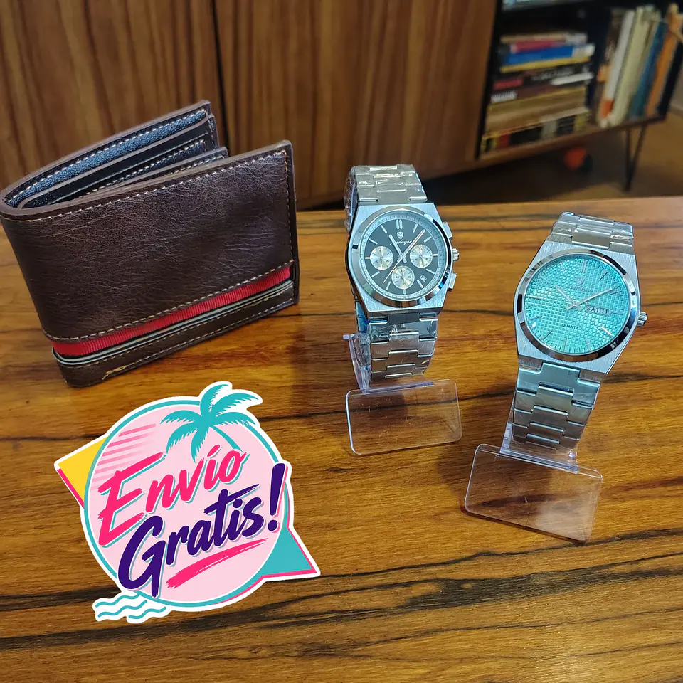 Pack Dia del Padre! 2 Relojes Poedagar + Billetera 1