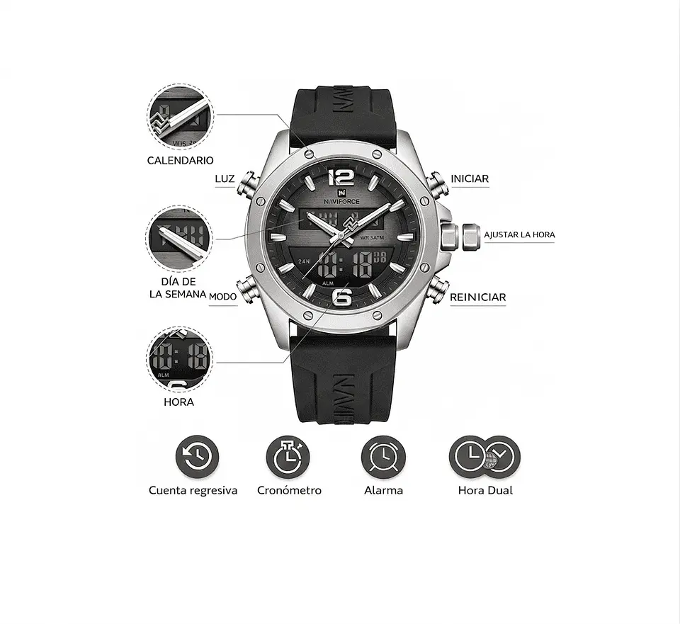 Pack Dia del Padre! Reloj Casio + Naviforce 4