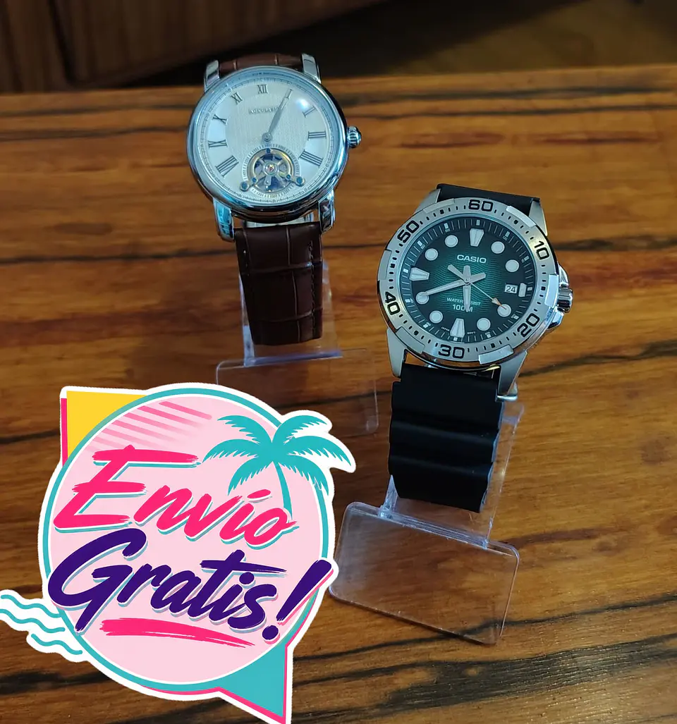 Pack Dia del Padre! 2 Reloj Automatico Aokulasic + Casio 1