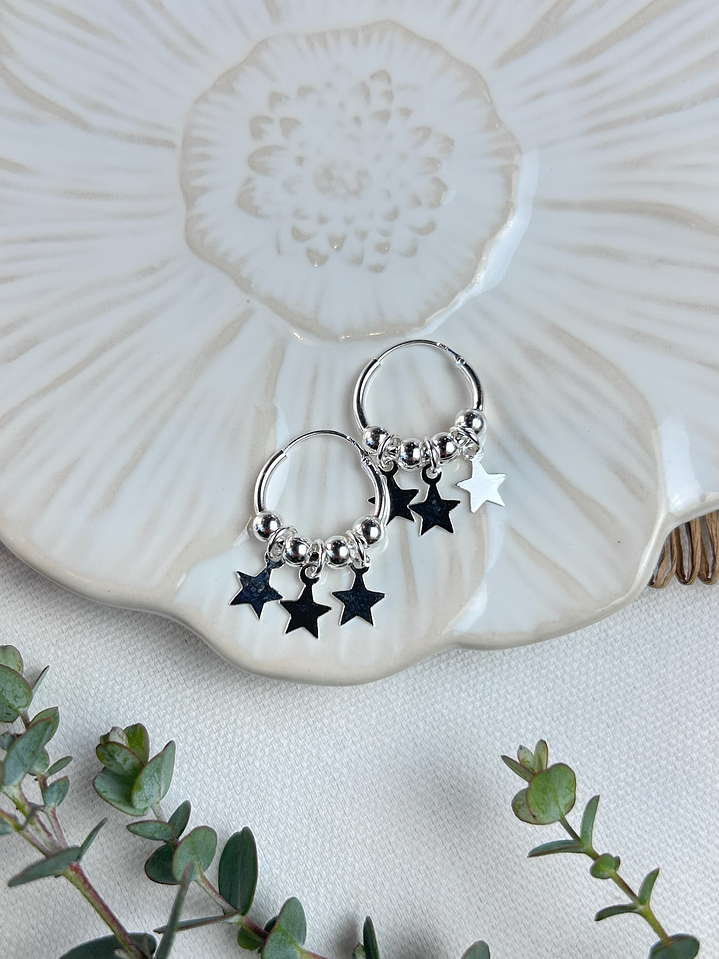 Aros Estrellas y Esferas  1