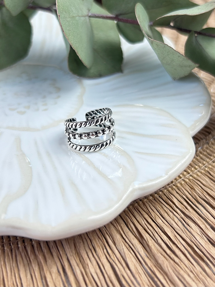 Anillo Bali Triple | MIDI  1