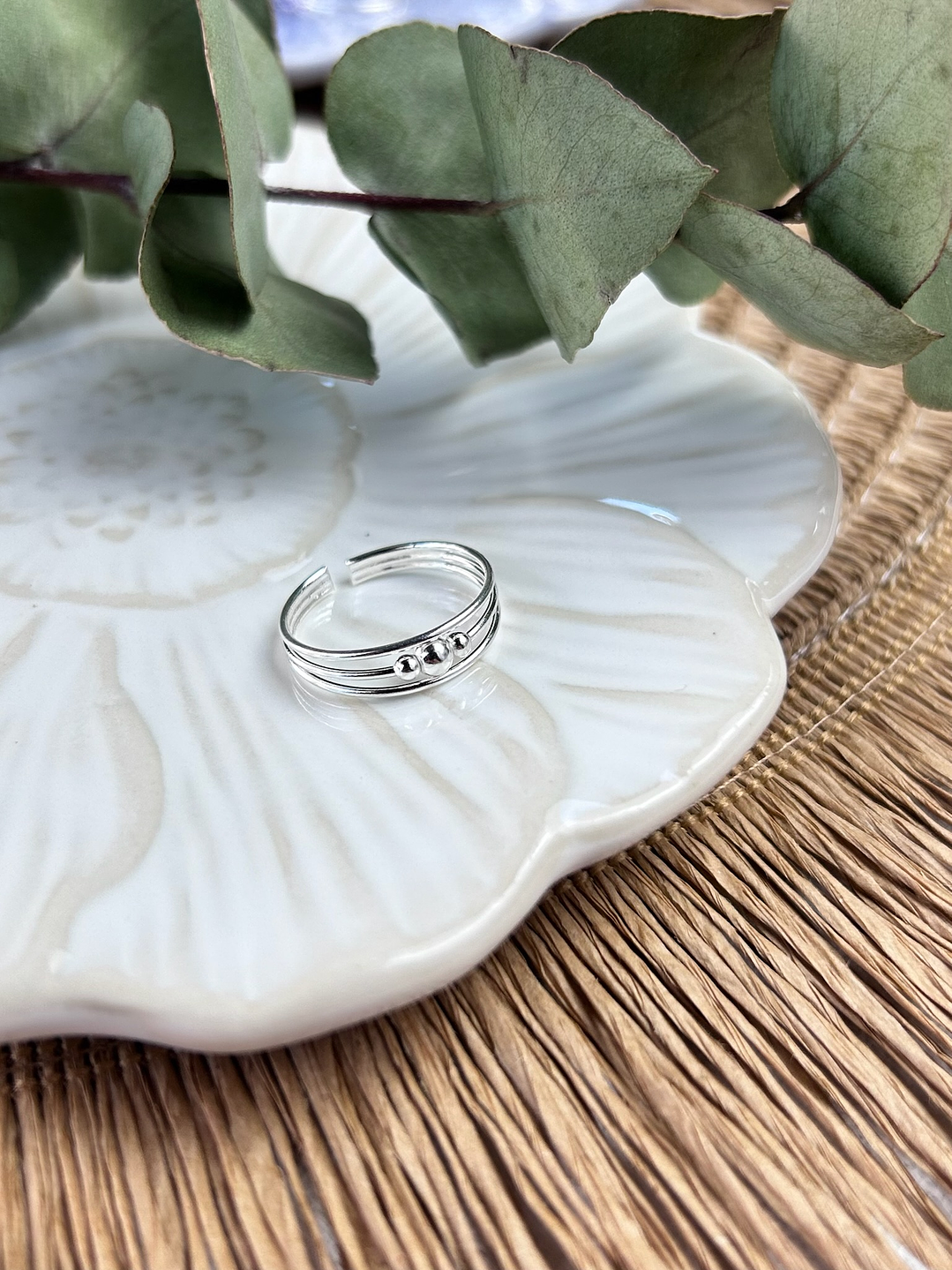 Anillo Triple Banda y esferas | MIDI  1