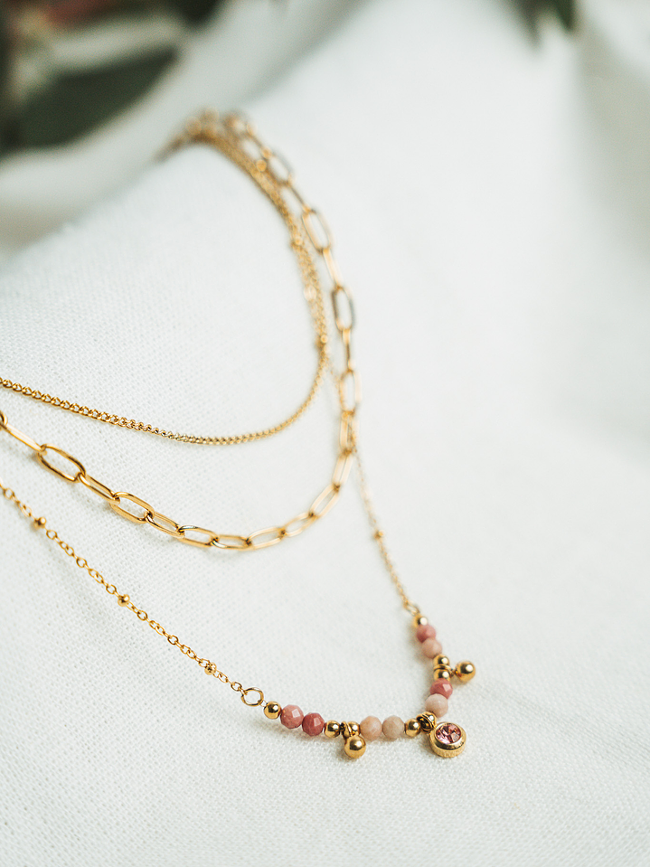 Collar Aura | rodonita 2