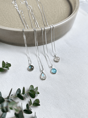 Collar Esfera | Cuarzo Rosa 