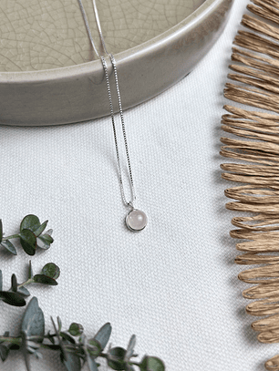 Collar Esfera | Cuarzo Rosa 