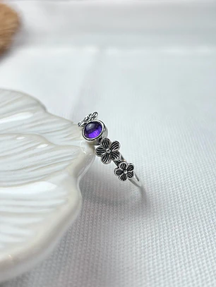 Anillo Ema Amatista 