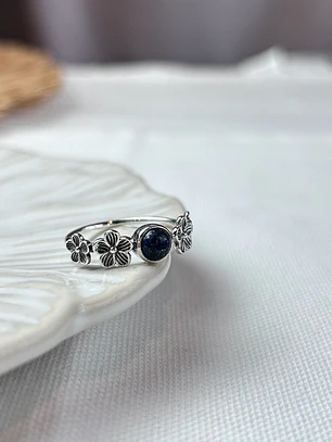Anillo Ema Lapislázuli 