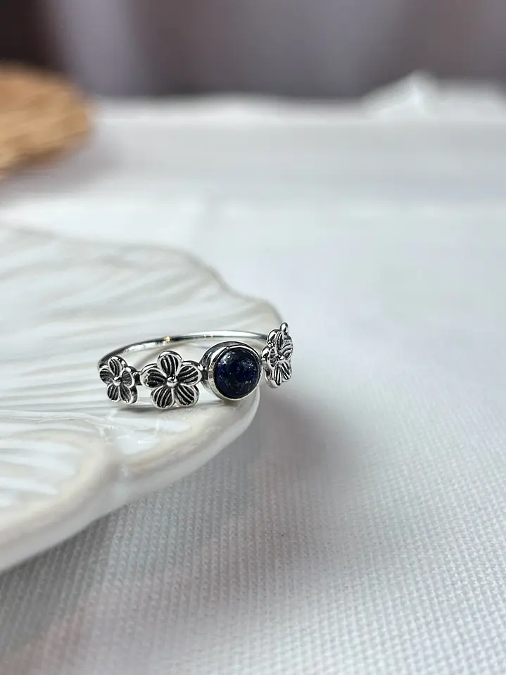 Anillo Ema Lapislázuli  1