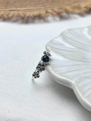 Anillo Ema Lapislázuli 