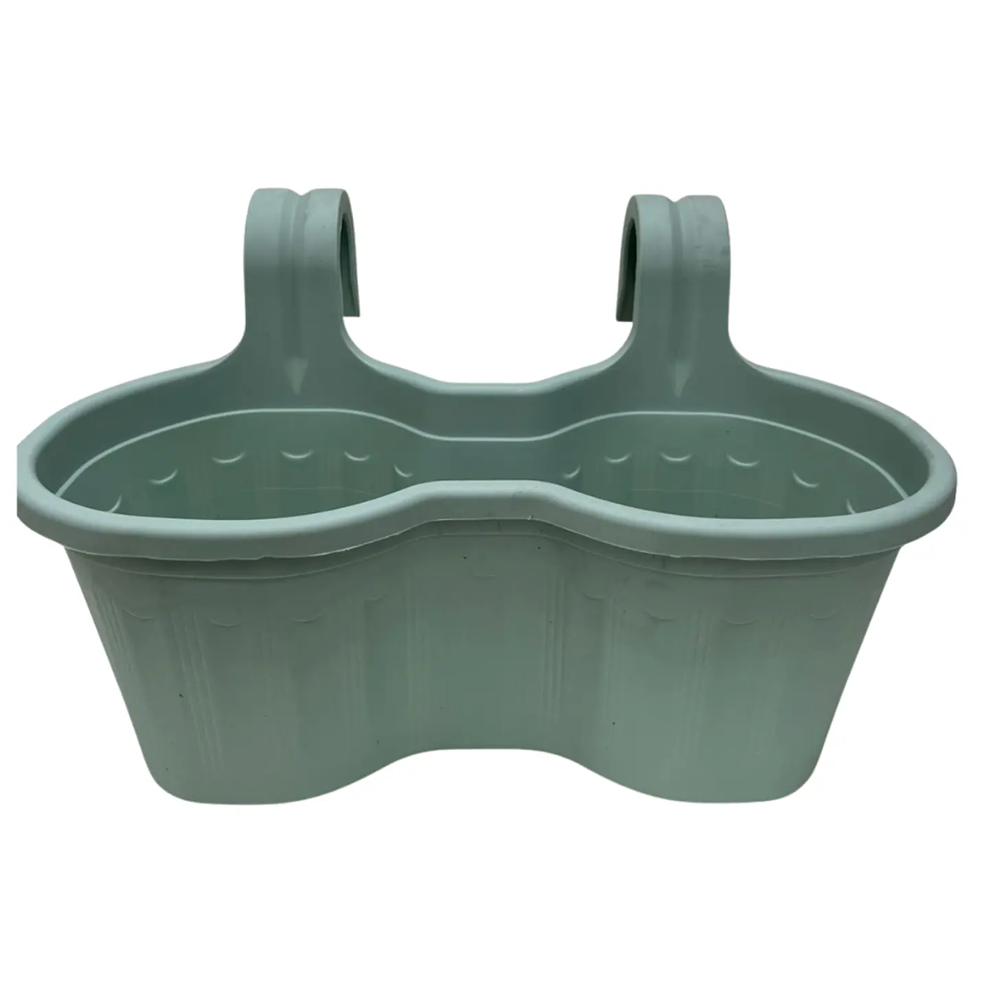 Macetero Doble Colgante para Reja o Balcón 5