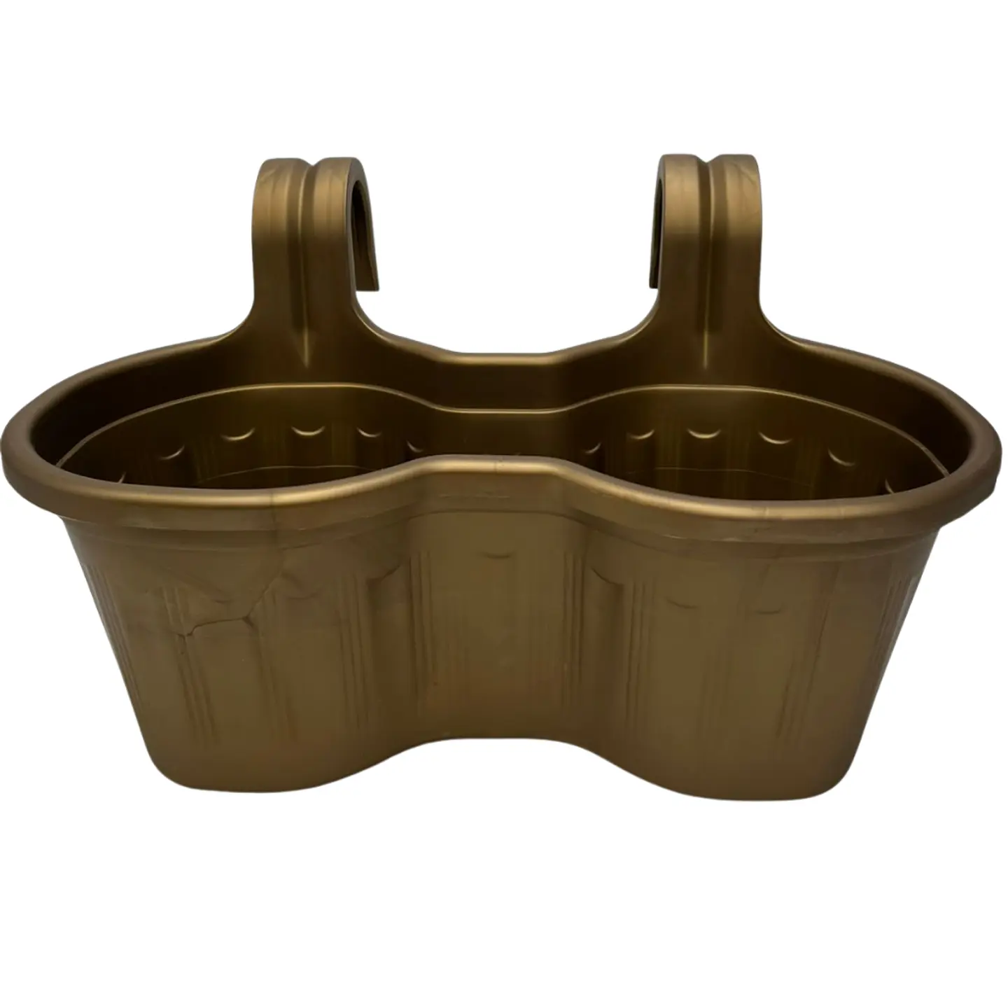 Macetero Doble Colgante para Reja o Balcón 3