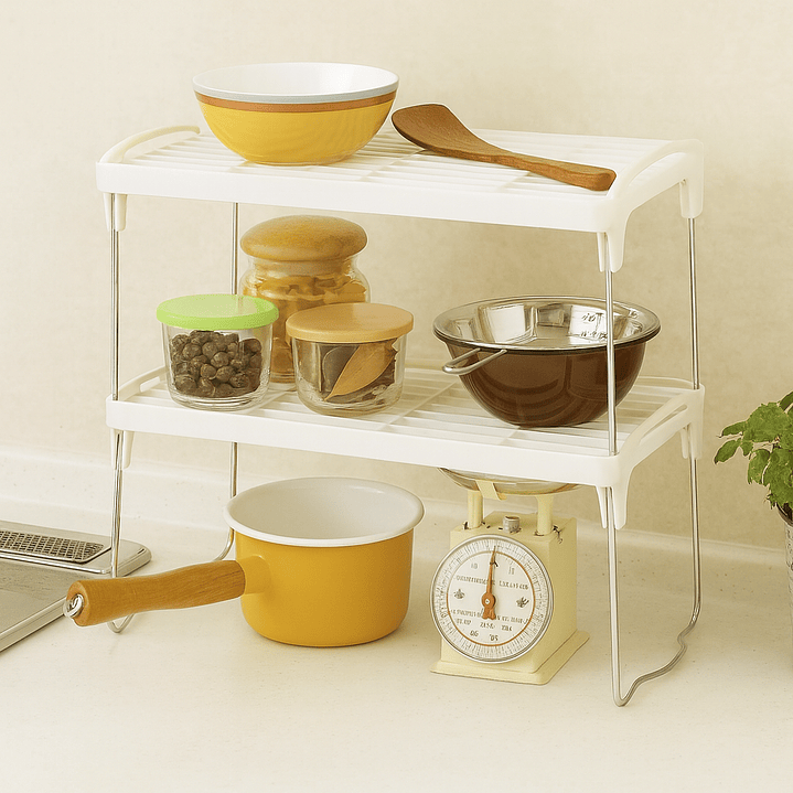 Repisa organizadora apilable plástica  2